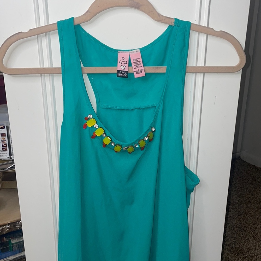 Turquoise Top